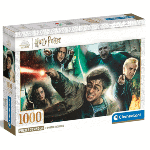 puzzle rompecabezas 1000 piezas clementoni harry potter hogwarts malfoy bellatrix snape draco voldemort