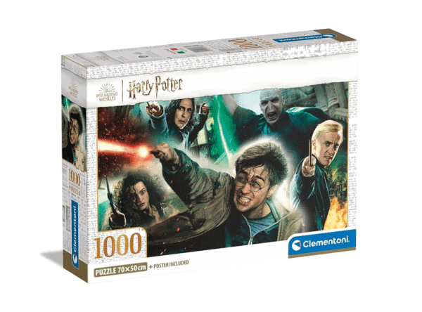 puzzle rompecabezas 1000 piezas clementoni harry potter hogwarts malfoy bellatrix snape draco voldemort