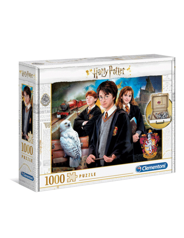 puzzle rompecabezas 1000 piezas harry potter compact ron hermione hedwig