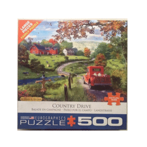 puzzle rompecabezas 500 piezas eurographics piezas xl grandes adulto mayor la paisaje paseo por el campo