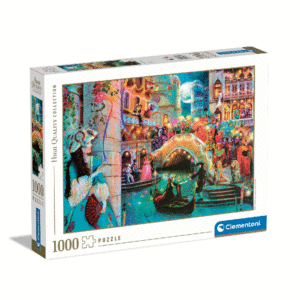 puzzle rompecabezas 1000 piezas clementoni carnaval de venecia paisaje mascara color