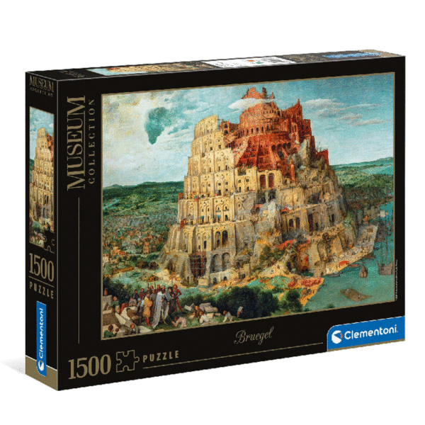 puzzle rompecabezas 1500 piezas clementoni pintura obra de arte cuadro torre de babel brueguel