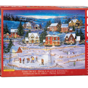 puzzle rompecabezas eurographics 1000 estrellas en el cielo navidad nieve paisaje