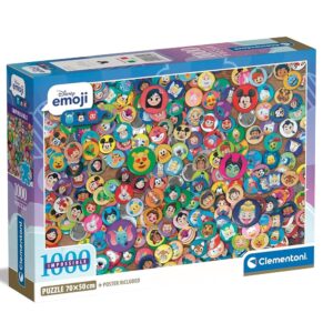 puzzle rompecabezas 1000 piezas clementoni disney imposible tazos chapas tapas