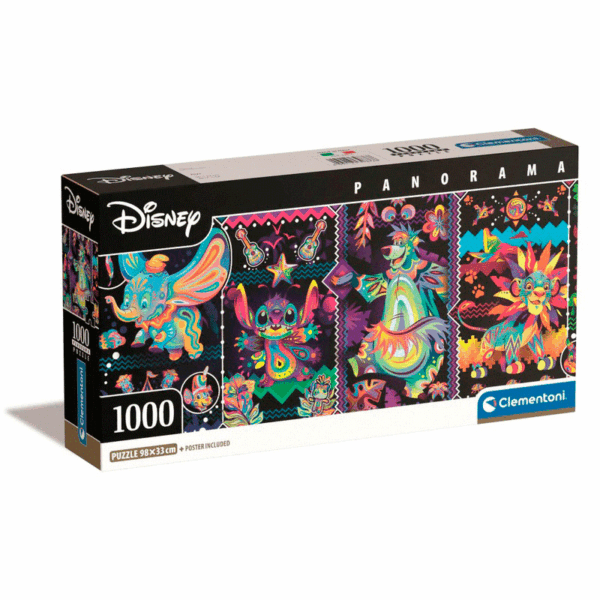 puzzle rompecabezas clementoni panoramico stitch rey leon dumbo disney