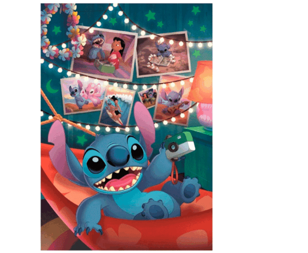 puzzlew rompecabezas 1000 piezas clementoni stitch lilo disney