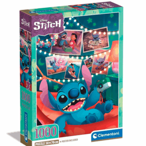 puzzlew rompecabezas 1000 piezas clementoni stitch lilo disney