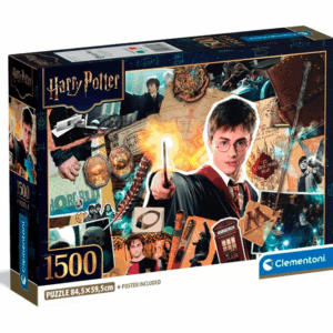 puzzle rompecabes 1500 piezas clementoni ron hermione harry potter hogwarts wizarding