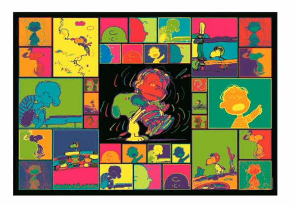 rompecabezas 1000 piezas clementoni peanuts lines charlie brown snoopy