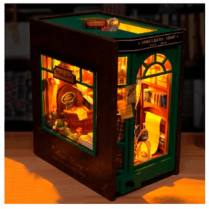 kit separador de libros para biblioteca mini casita diy tienda de hechicería