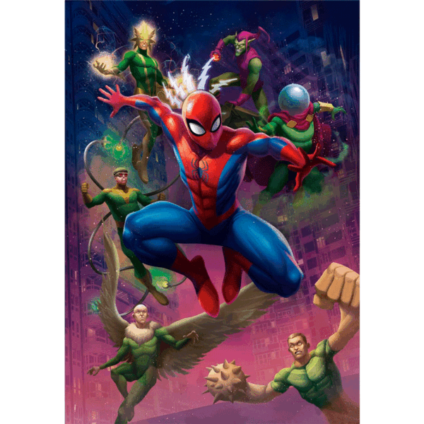 rompecabezas 1000 piezas clementoni spiderman hombre araña marvel