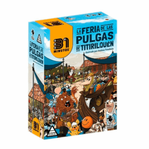 feria de las pulgas de titirilquen 31 minutos juego de mesa ludoteca talca