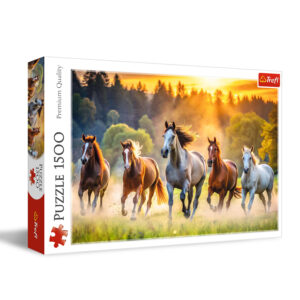 puzzle rompecabezas trefl 1500 pieza wild horses caballos