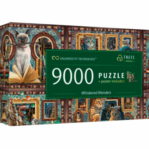 puzzle rompecabezas trefl 9000 pieza whiskered wonders lisa parker gatos fantasia