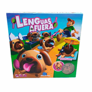 lenguas afuera tongue out juego de mesa niños perritos colores apretar devir ludoteca talca