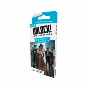 Unlock! Miniaventuras - Asesinato en Birmingham juego de mesa asmodee talca ludoteca
