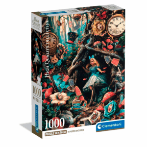 puzzle rompecabezas 1000 piezas clementoni alicia en el pais de las maravillas