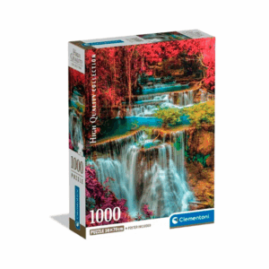 puzzle rompecabezas 1000 piezas clementoni coloridas cataratas tailandesas