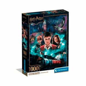 puzzle rompecabezas 1000 piezas clementoni harry potter hogwarts ron hermione
