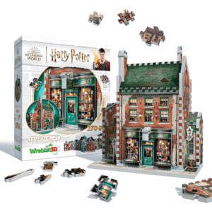 puzzle rompecabezas 3d wrebbit borgin and burkes callejon diagon alley 270 piezas