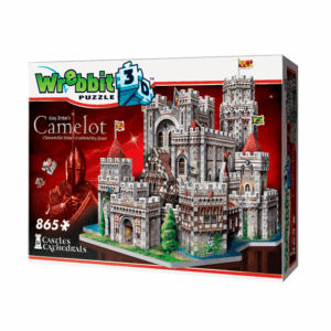 puzzle rompecabezas 3d king arthur's camelot castillo 865 piezas wrebbit