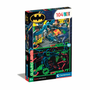 puzzle rompecabezas clementoni 104 piezas tienda talca batman fluorescente