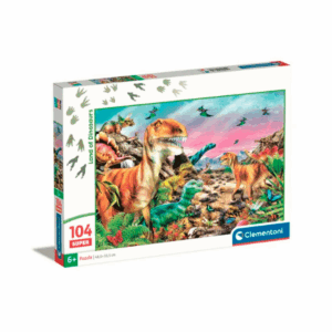 puzzle rompecabezas clementoni 104 piezas tienda talca tierra de dinosaurios