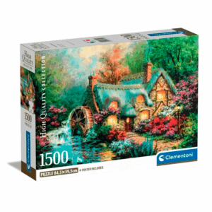 puzzle rompecabezas clementoni 1000 piezas paisaje escapada campestre, tienda, talca