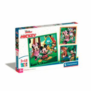 puzzle rompecabezas clementoni 3 x 48 piezas tienda talca mickey disney minnie pluto donals