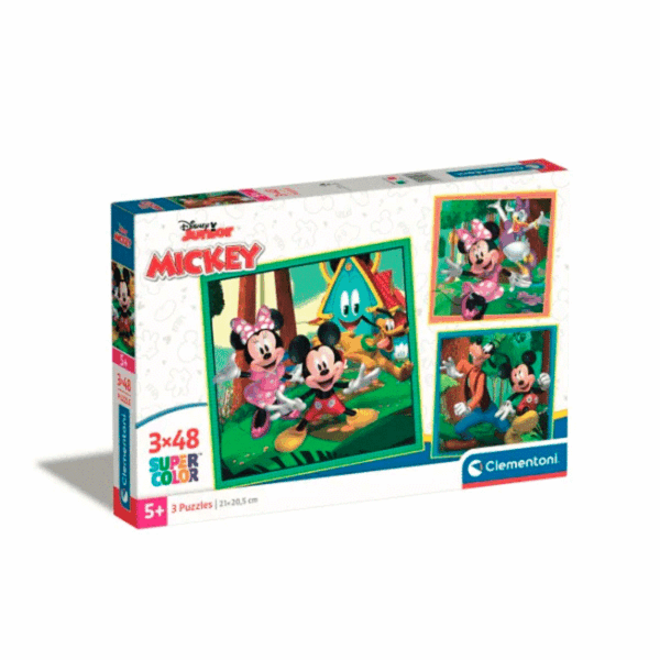 Mickey y sus Amigos - 3X48 piezas | Puzzleshop