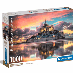 puzzle rompecabezas clementoni 1000 piezas paisaje le magnifique mont saint, tienda, talca
