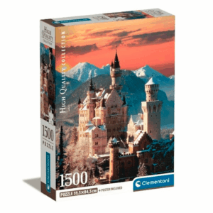 puzzle rompecabezas clementoni 1000 piezas paisaje castillo neuchwastein, tienda, talca