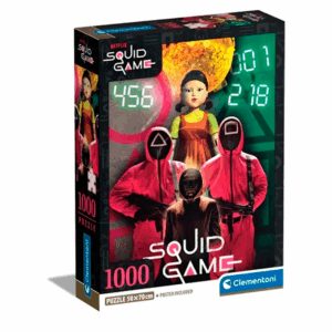 puzzle rompecabezas clementoni 1000 piezas series squid game juego de calamar, tienda, talca