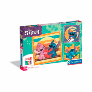 puzzle rompecabezas clementoni tienda talca ludeoteca 3x48 piezas stitch