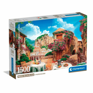 puzzle rompecabezas clementoni 1500 piezas paisaje vista italia, talca