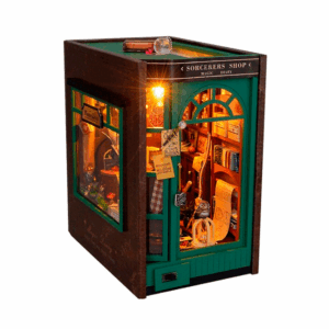 bricolage maqueta kit separador de libros libreria biblioteca tienda de brujos sorcerers shop