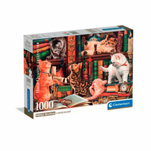puzzle rompecabezas 1000 piezas clementoni gatos gatitos bigotes curiosos