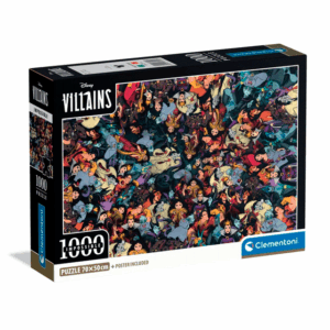 puzzle rompecabezas 1000 piezas clementoni villanos disney