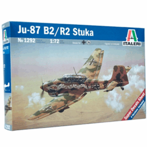 Modelismo, maqueta, italeri avion talca tienda ju-87 b2/r2 stuka