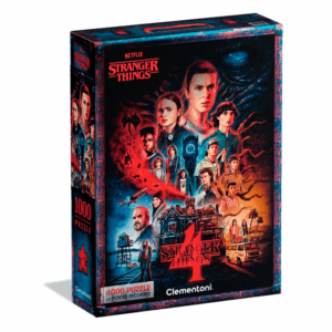 puzzle rompecabezas 1000 piezas clementoni serie netflix stranger things 4