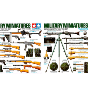 GERMAN INFANTRY WEAPONS SET set de armas alemanas tamiya modelismo maqueta tienda talca