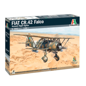 FIAT CR.42 Falco Assault/Night Fighter avion maqueta modelismo italeri