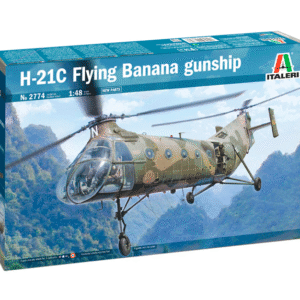 H-21C Flying Banana GunShip helicoptero modelismo italeri maqueta a escala tenda talca
