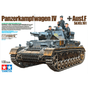 GERMAN TANK PANZERKAMPFWAGEN IV Ausf.F Tanque Alemán Panzerkampfwagen maqueta modelismo tamiya a escala tienda talca