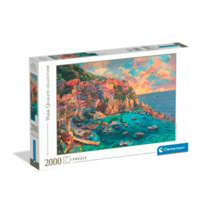 manarola pintada italia paisaje rompecabezas puzzle clementoni talca tienda 2000 piezas