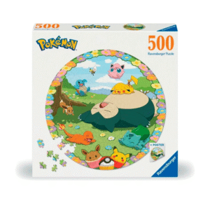 puzzle rompecabezas ravensburguer pokemon en flor redondo anime 500 piezas talca tienda